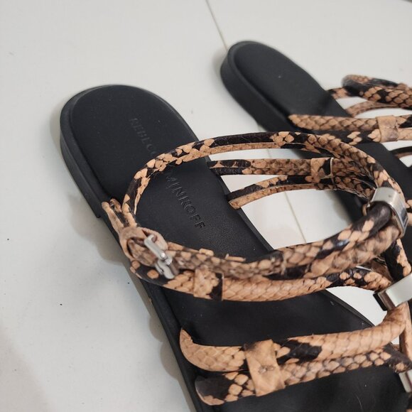 Rebecca Minkoff Sarle Strappy Sandal Rosewood Women's Size 8.5 - Picture 4 of 16